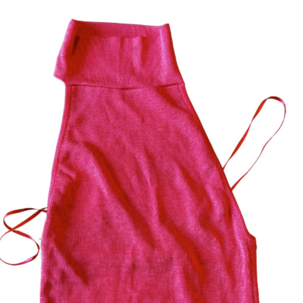 NWT Anthropolgie Maeve Bright Pink High Neck Tank - XS